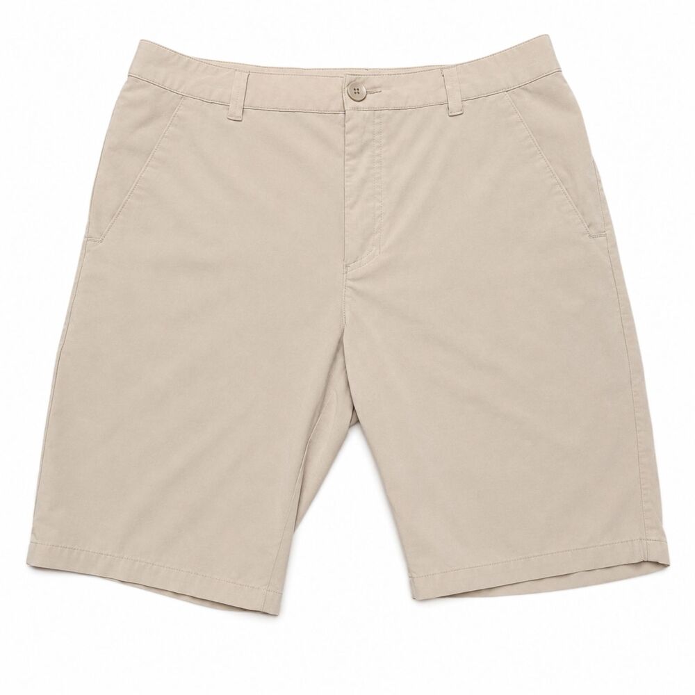 Oakley Men's Khaki Performance Golf Shorts Size 32 Lightweight Stretch Casual